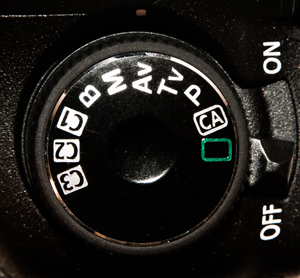 7D Shooting Mode Dial